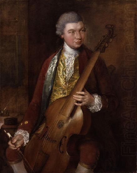 Portrait of Carl Friedrich Abel, Thomas Gainsborough